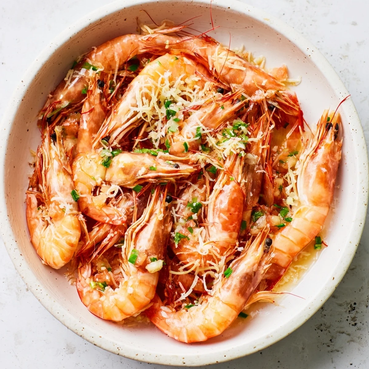 Vibrant image of the ultimate 20-minute creamy garlic shrimp, ready to serve with fresh parsley garnish.