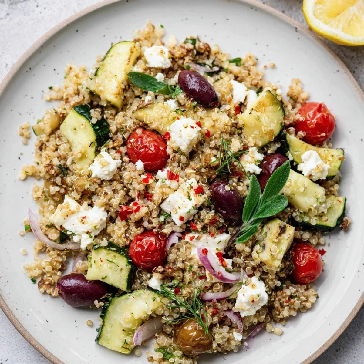 Mediterranean Grain Bowl Feta