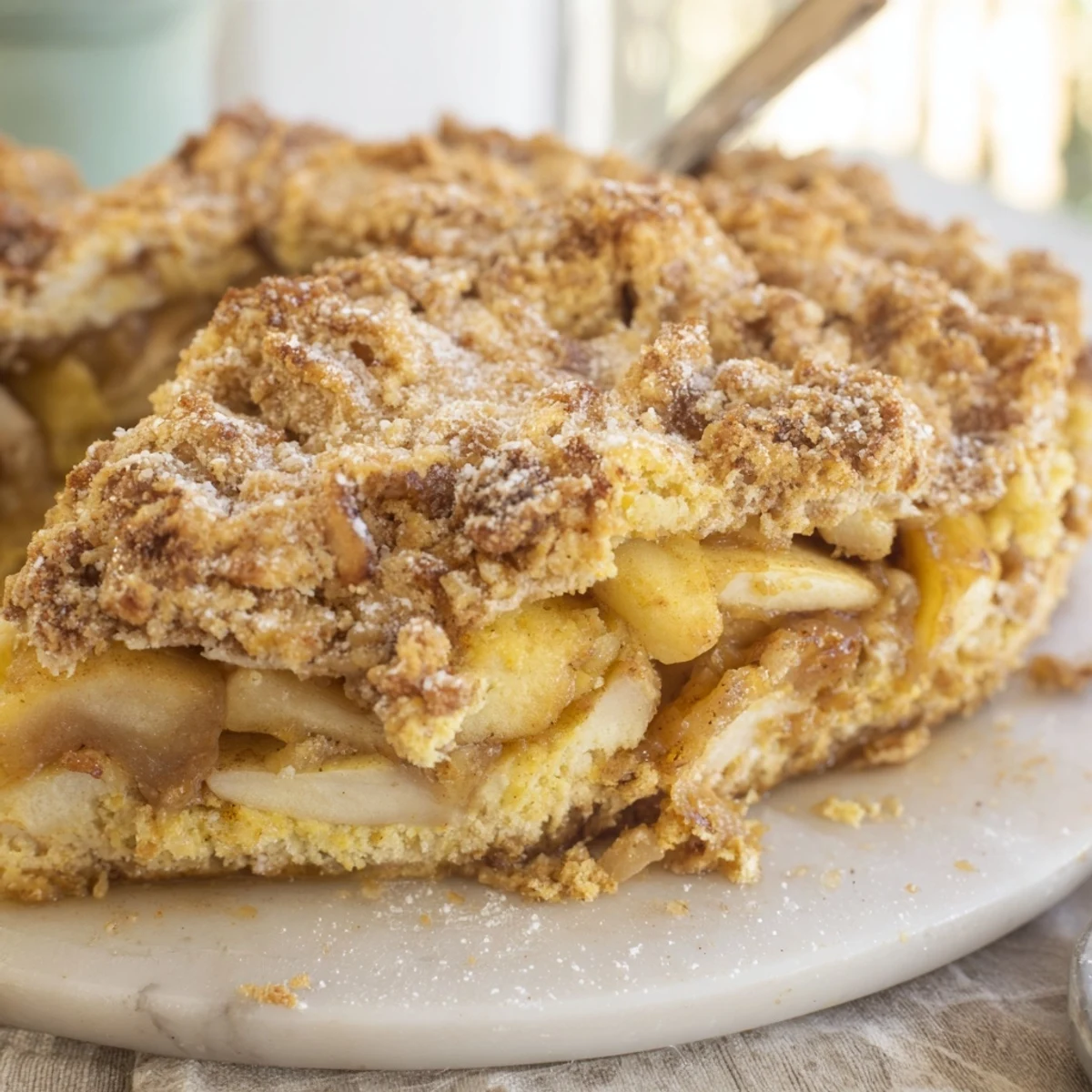 Golden, flaky homemade apple turnover pastries, bubbling with spiced apple filling and ready to eat.
