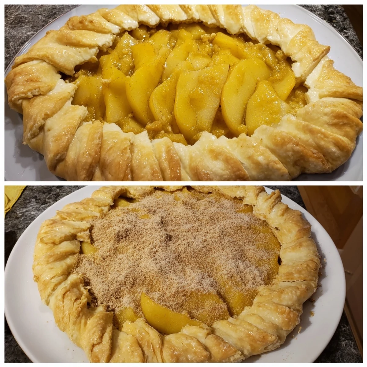 Golden, bubbly Rustic Pear and Ginger Galette shows off tender pears baked inside a flaky, perfect crust.