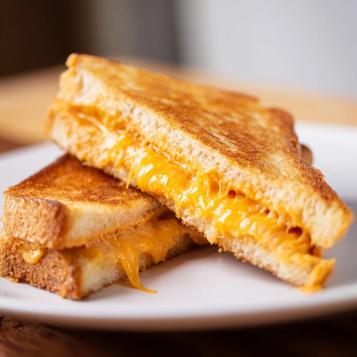 Savory and sweet: the irresistible Honey Chipotle Butter Grilled Cheese on sourdough; melty cheese and crunchy bread.