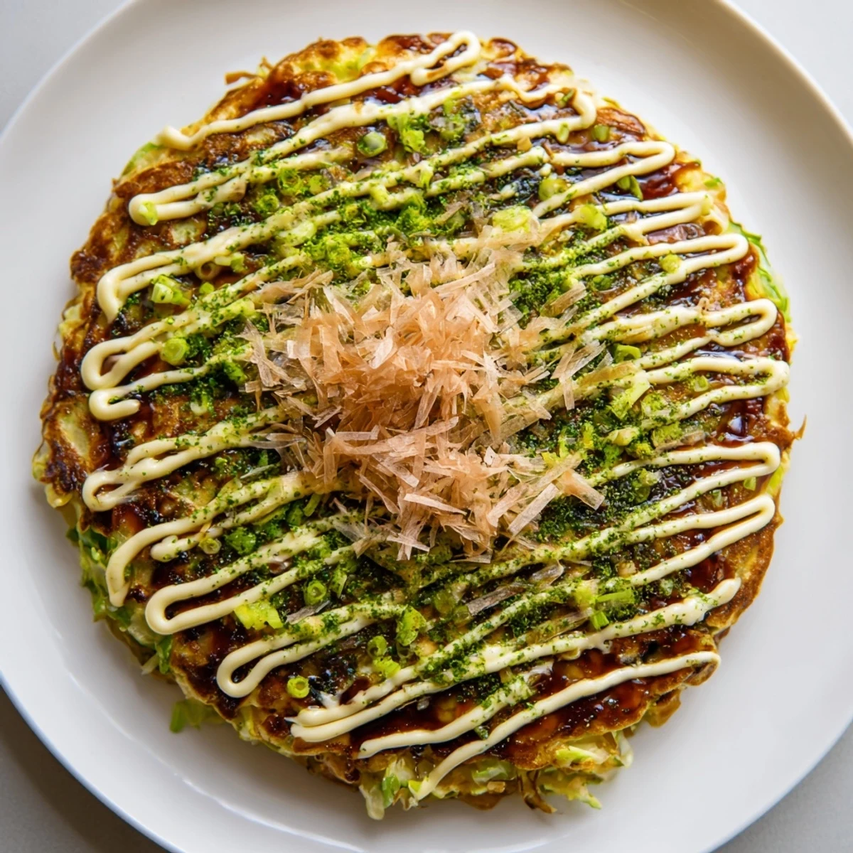 Japanese Okonomiyaki Pancakes