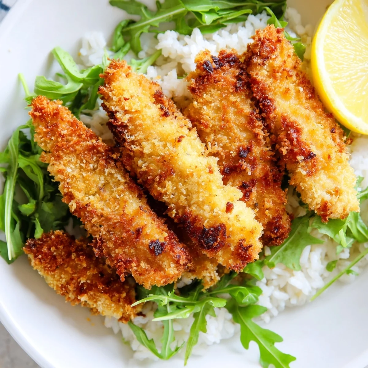 Golden, crispy Parmesan chicken cutlets sizzling in a skillet, ready for the bowl.  