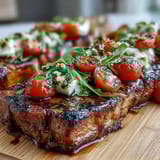 Grilled Peach Burrata Salad