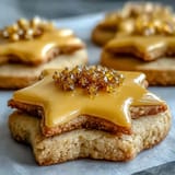Buttery Gemini Zodiac Cookies with star royal icing are ready for a festive party.