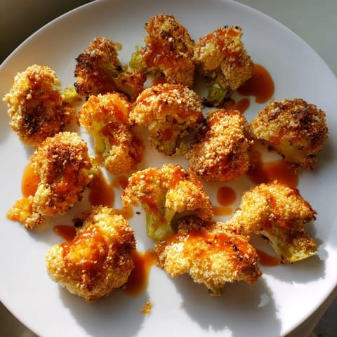 Crispy Buffalo Cauliflower Bites