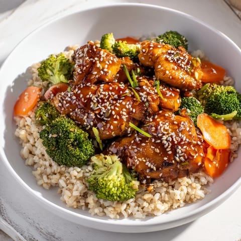 Teriyaki Chicken Rice Bake