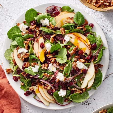 Seasonal Cranberry Walnut Salad