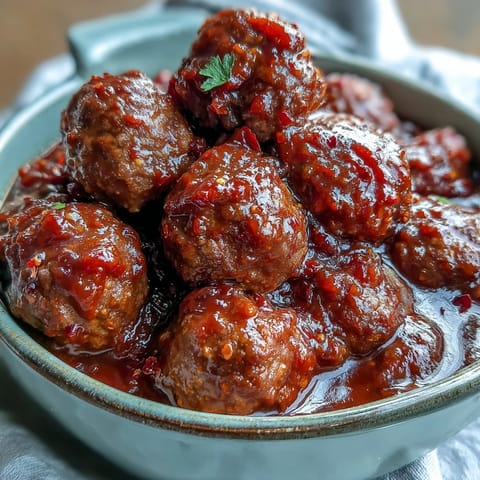 Sweet and Sour Crock Pot Meatballs