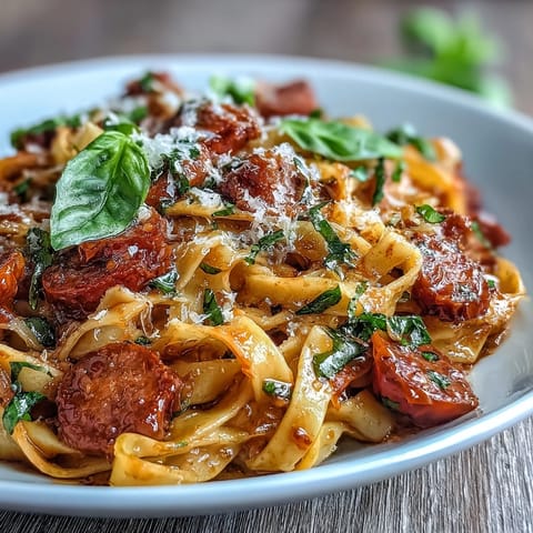 Italian Drunken Noodles with Chianti Sauce