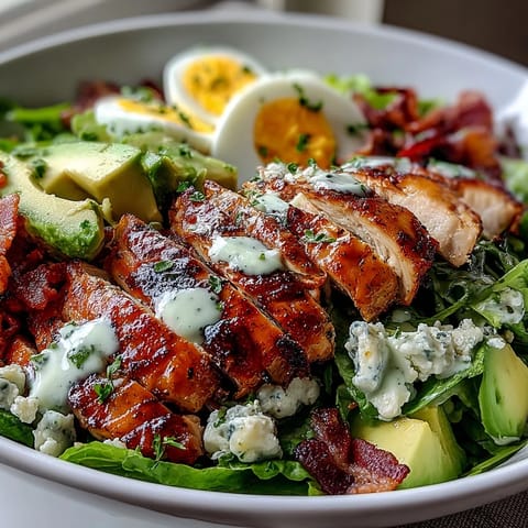Classic American Cobb Salad Bowl