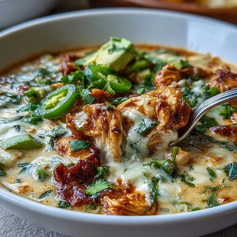 Keto Creamy Chicken Enchilada