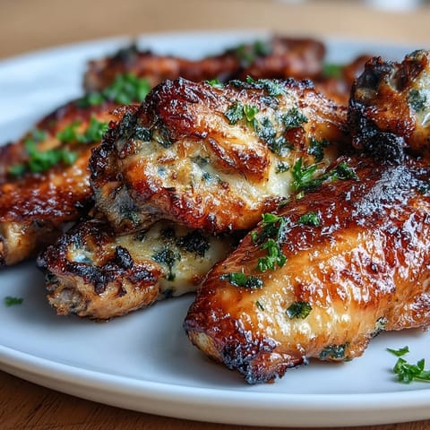 Keto Garlic Parmesan Wings