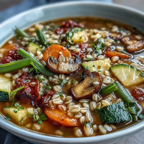 Rustic Vegetable Barley Soup