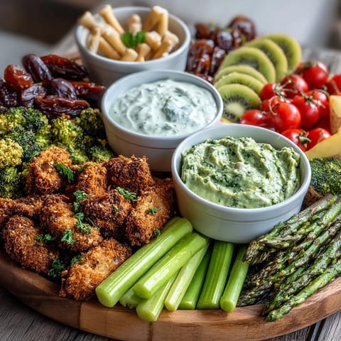 St Patricks Green Snack Board