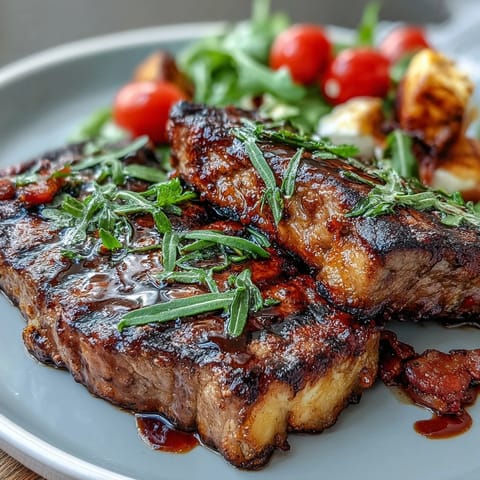 Grilled Peach and Burrata Salad with arugula, cherry tomatoes, and balsamic glaze. A vibrant summer dish bursting with sweet and creamy flavors.