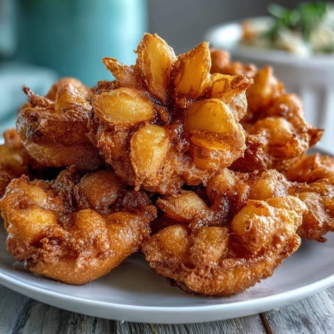 Crispy dandelion fritters with herb dipping sauce, golden and delicate, served with a fresh, creamy herb yogurt dip.  