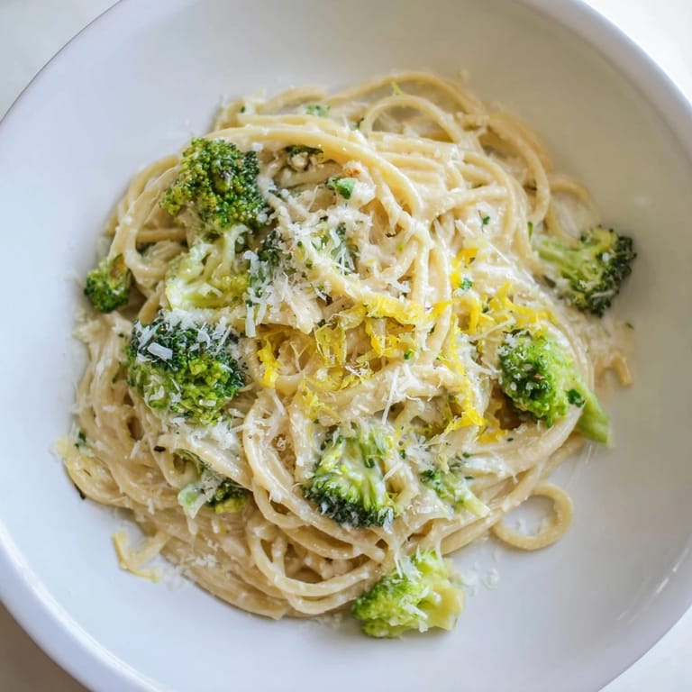 Steaming One-Pot Lemon Broccoli Pasta highlights al dente spaghetti, tender broccoli, and a vibrant, lemon-infused sauce perfect for spring.
