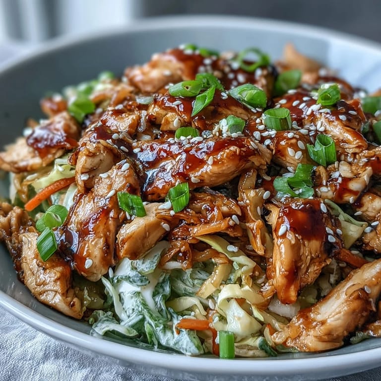 Quick weeknight skillet of juicy chicken and crunchy veggies, drizzled with spicy chili crisp and served steaming in a bowl.