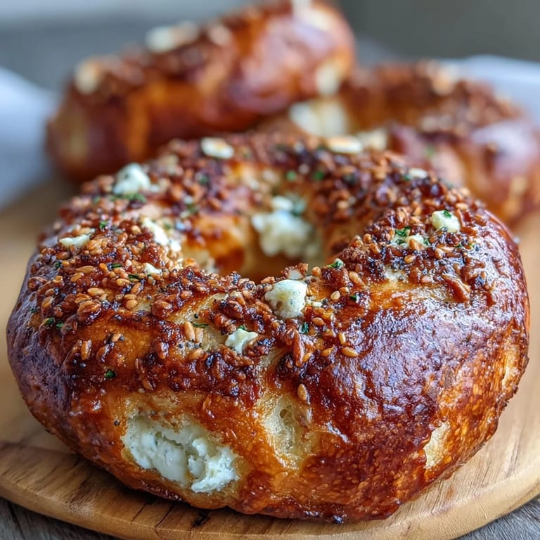 Golden baked bagels packed with Greek yogurt and dusted with everything seasoning, offering a nutritious twist on a classic favorite.  