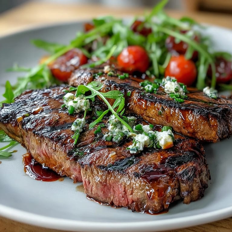 Sweet grilled peaches and creamy burrata cheese atop a bed of peppery arugula, finished with tangy balsamic glaze for a refreshing salad.
