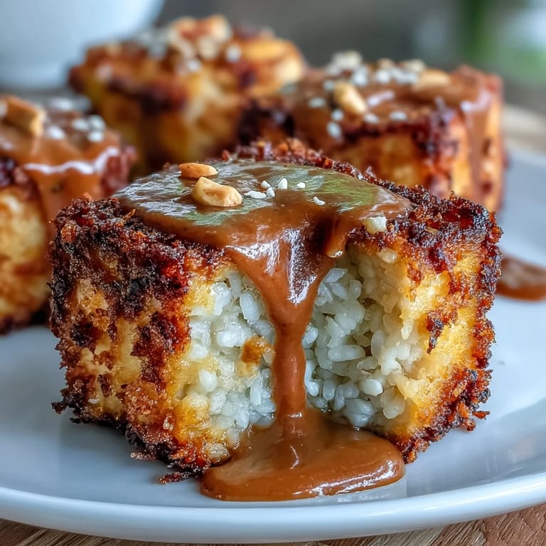 Deliciously crisp baked tofu bowl, generously sauced, piled high with fresh garden garnishes.